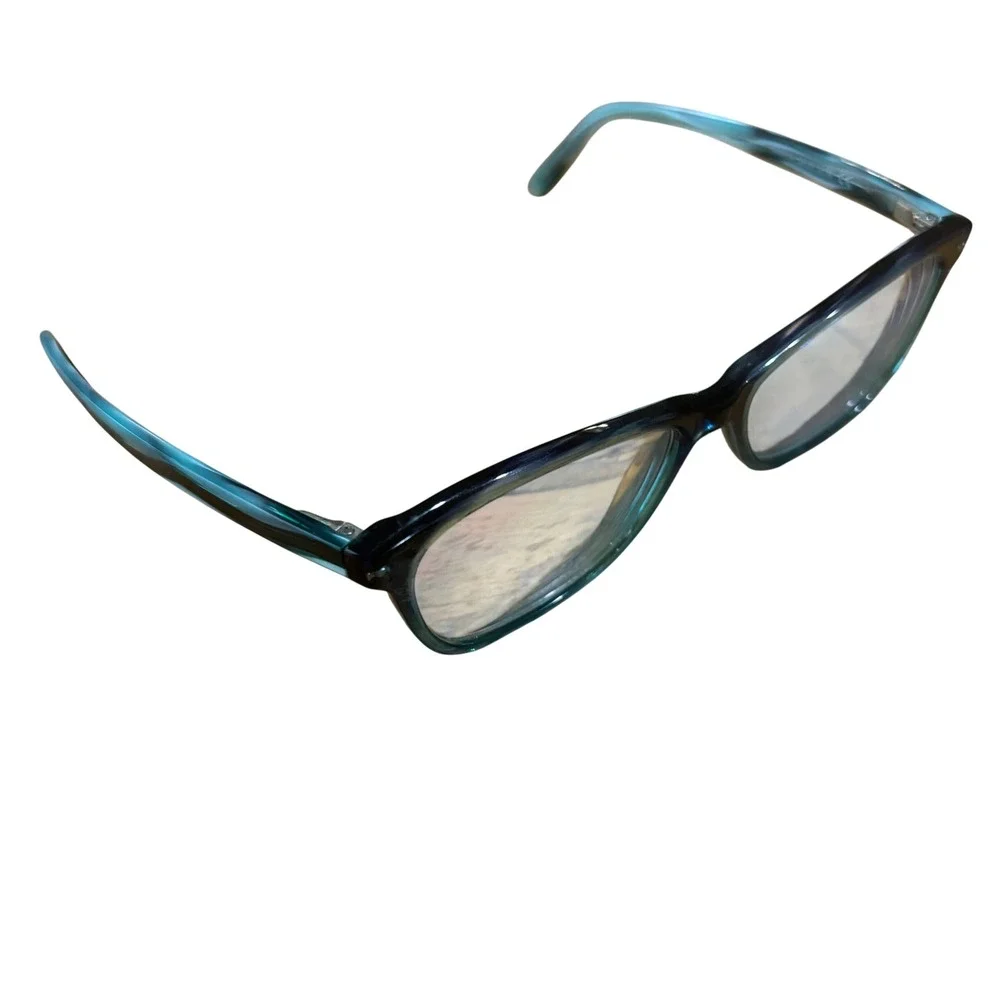 Maui Jim MJO2114 57A Teal Marble Eyeglasses Frames Italy 53-16-135 Womens